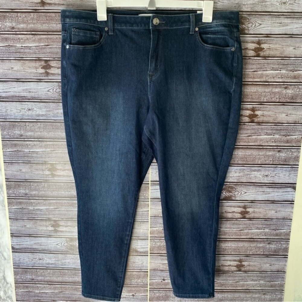 NWT Lane Bryant Women's High-Rise Ultimate Stretch Skinny Ankle Jeans Size 22